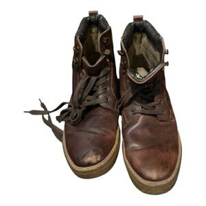 Joe's Jeans Brown Leather Chukka Boots